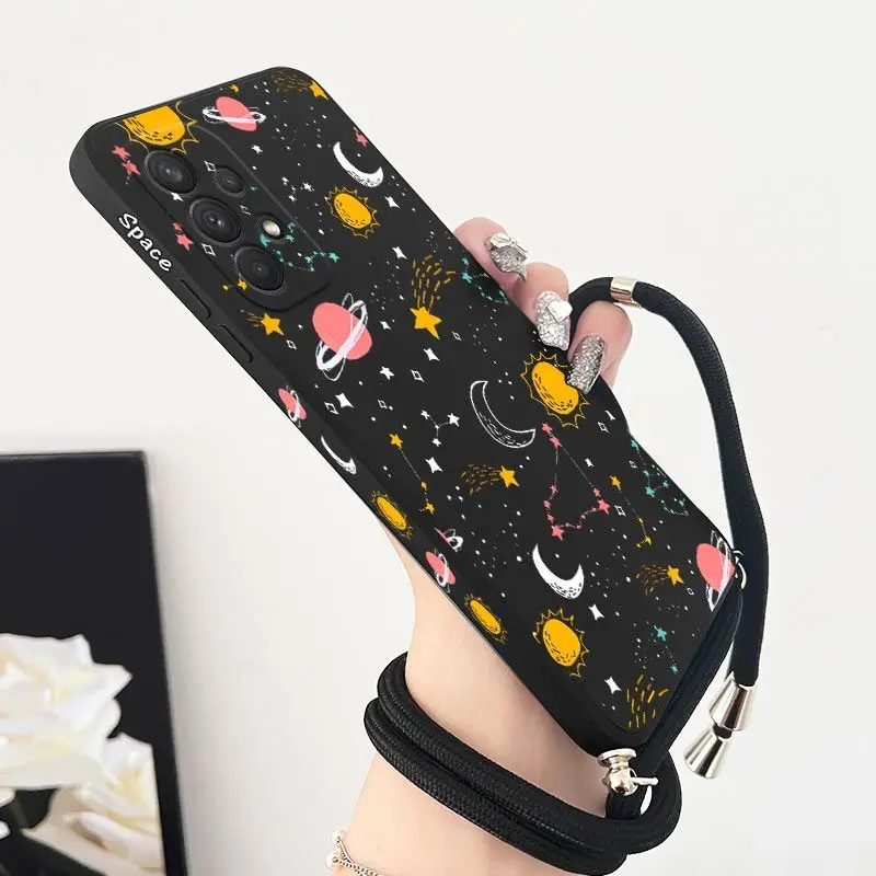 Full Sky Star Crossbody Lanyard Silicone Phone Case For Samsung Galaxy A54 A34 A24 A73 A53 A52 A52S A04S A04E A72 Cover
Full Sky Star Crossbody Lanyard Silicone Phone Case For Samsung Galaxy A54 A34 A24 A73 A53 A52 A52S A04S A04E A72 Cover
