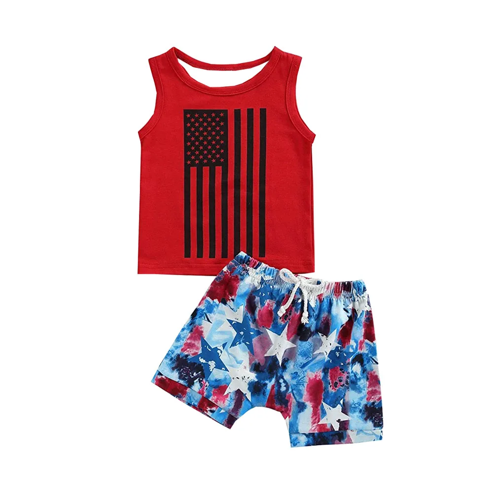 Independence Day July 4 Boys Tank Top Shorts Two-Piece Suit Can Be Customized Style Can Be Wholesale 
Independence Day July 4 Boys Tank Top Shorts Two-Piece Suit Can Be Customized Style Can Be Wholesale