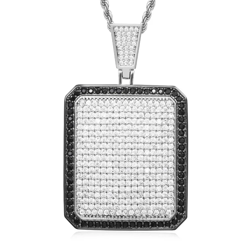 Hot Sell Full Diamond Drop Pendant Gold Plated Micro-inlaid Bicolor Zircon Hip Hop Couple Hipster Necklace
Hot Sell Full Diamond Drop Pendant Gold Plated Micro-inlaid Bicolor Zircon Hip Hop Couple Hipster Necklace