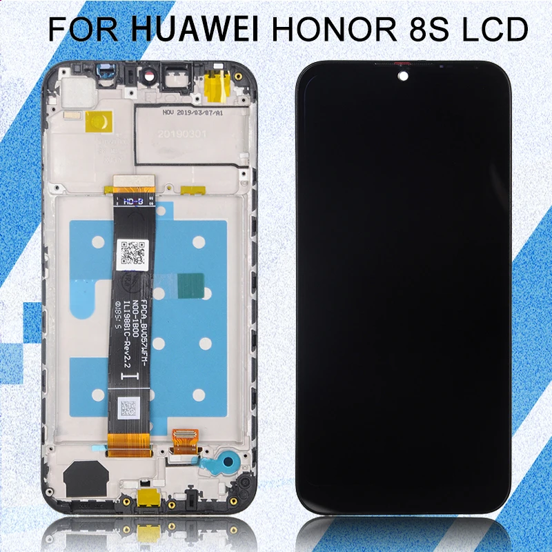 ЖК-дисплей для Huawei Honor 8S, дисплей с рамкой, цифровой преобразователь сенсорного экрана в сборе для Honor 8S 2020, 1 шт.
ЖК-дисплей для Huawei Honor 8S, дисплей с рамкой, цифровой преобразователь сенсорного экрана в сборе для Honor 8S 2020, 1 шт.