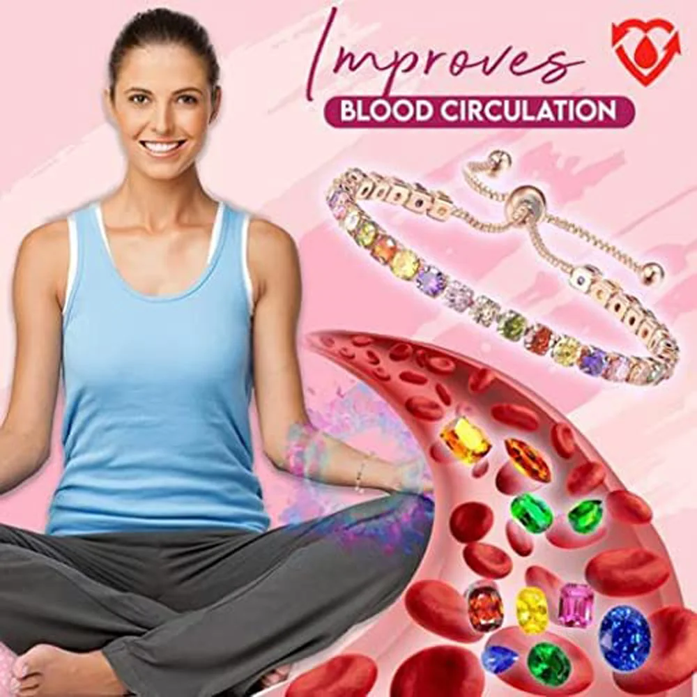 Rainbow Tourmaline Ionic Bracelet Adjustable Birthstone Tennis Slimming Bracelet Women Crystal Healing Weight Loss Jewelry
Rainbow Tourmaline Ionic Bracelet Adjustable Birthstone Tennis Slimming Bracelet Women Crystal Healing Weight Loss Jewelry