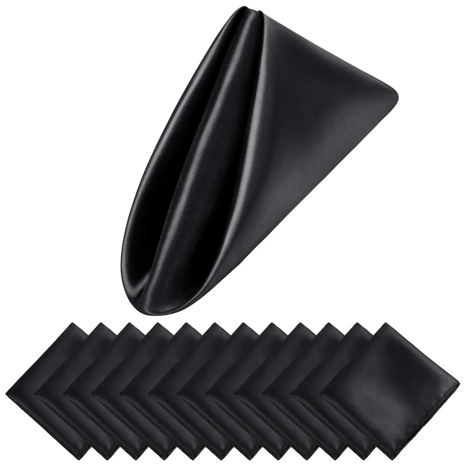 Золотые атласные столовые салфетки, набор из 12 штук
Золотые атласные столовые салфетки, набор из 12 штук