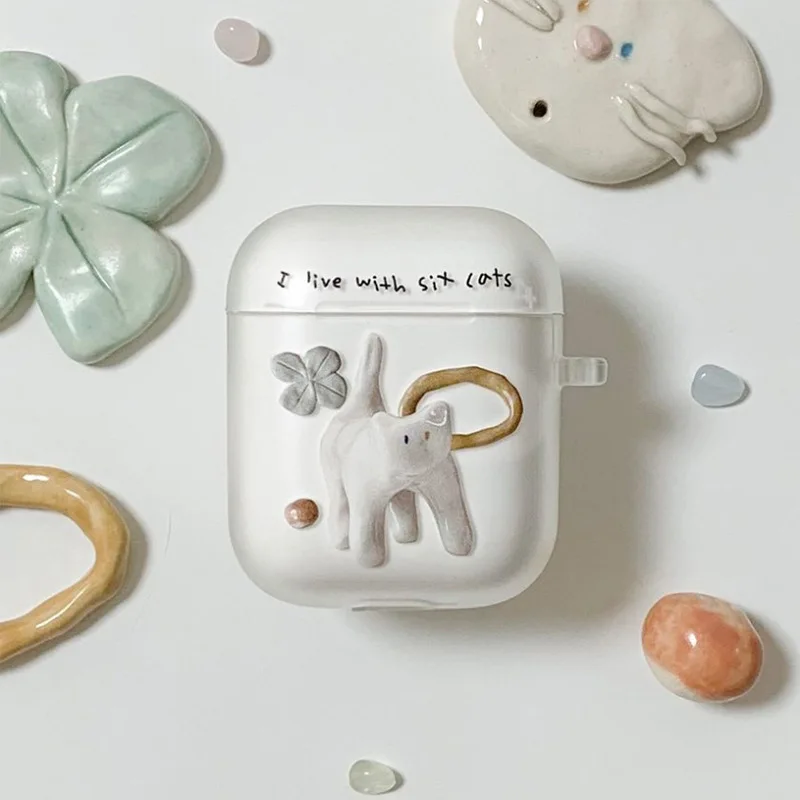 2022 New Soft Earphone Charging Case For Airpods 3 Cute Cat Bluetooth-Compatible Silicone Cover For Airpods 1 2
2022 New Soft Earphone Charging Case For Airpods 3 Cute Cat Bluetooth-Compatible Silicone Cover For Airpods 1 2