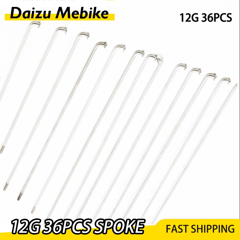 E-bike High Quality Bicycle 8fun 12G Stainless Steel Spokes Customized Custom Made Spoke Radius Knitting Needle Bike Spoke 36 pc
E-bike High Quality Bicycle 8fun 12G Stainless Steel Spokes Customized Custom Made Spoke Radius Knitting Needle Bike Spoke 36 pc