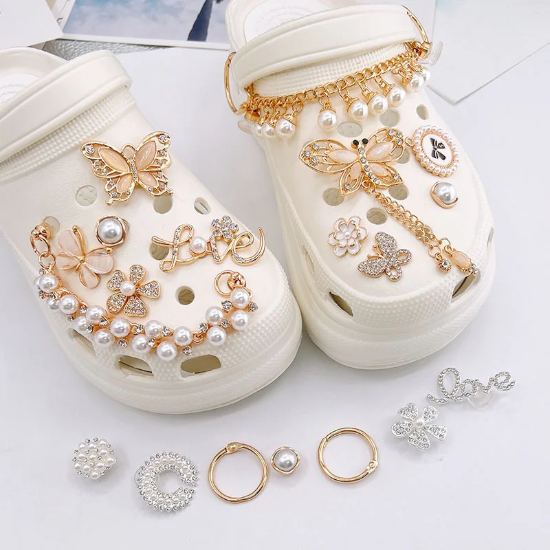 Luxury Elegant DIY Croc Charms Designer Bundle Bling Jewels Garden Shoe Buckle Fashion Diamond Croc Accessories Christmas Gift
Luxury Elegant DIY Croc Charms Designer Bundle Bling Jewels Garden Shoe Buckle Fashion Diamond Croc Accessories Christmas Gift