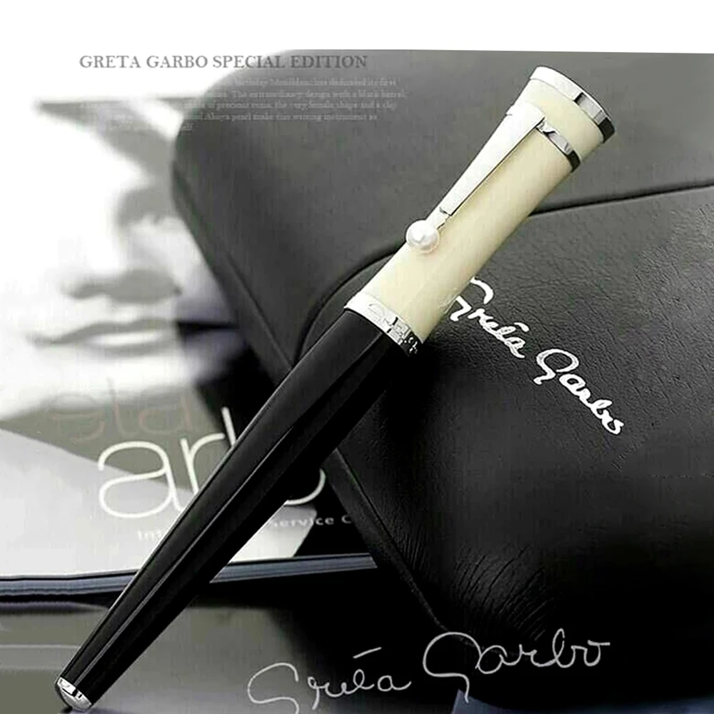 

Luxury Greta Garbo Pearl Gift MB Ballpoint Roller Ball Fountain Pens Office School Classic Stationery