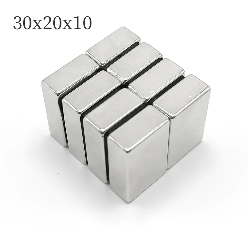 Neodymium Magnet 30x20x10mm Magnets 1/2/5/Pcs 30mmx20mmx10mm N35 Block Super Powerful Strong Permanent Magnetic Imanes Magnet 
Neodymium Magnet 30x20x10mm Magnets 1/2/5/Pcs 30mmx20mmx10mm N35 Block Super Powerful Strong Permanent Magnetic Imanes Magnet