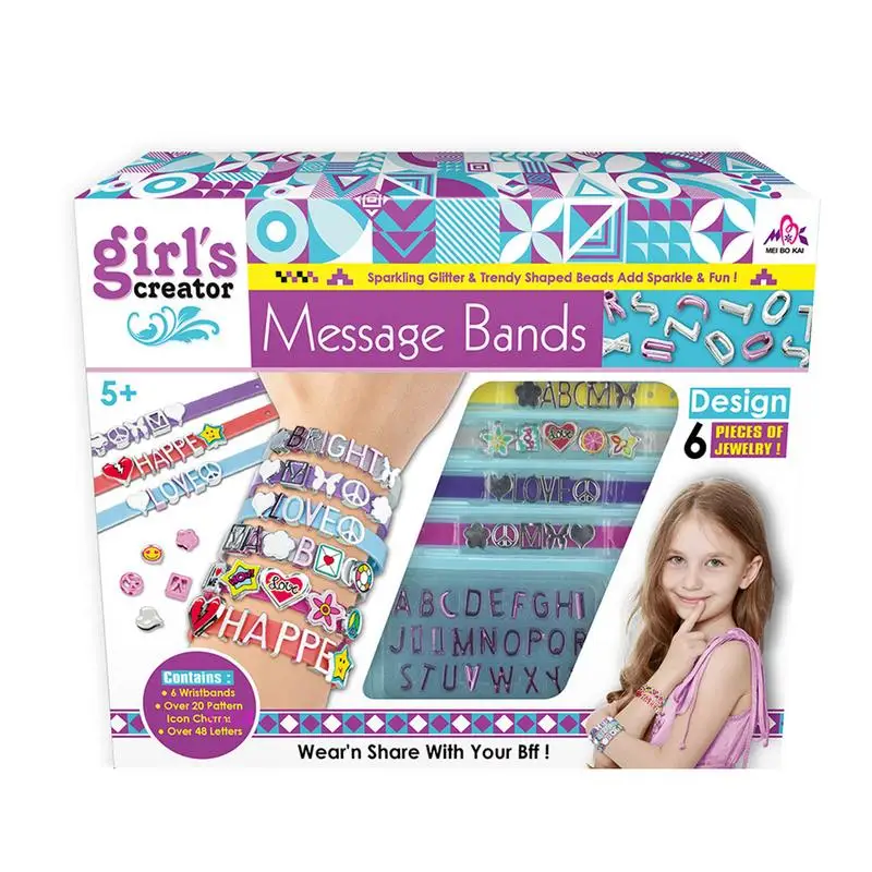 Kids Bracelet Making Kit DIY Letter Bracelet Necklace Toy Kit DIY Bracelet Kit Arts And Crafts Toy To Create Unique Bracelets
Kids Bracelet Making Kit DIY Letter Bracelet Necklace Toy Kit DIY Bracelet Kit Arts And Crafts Toy To Create Unique Bracelets