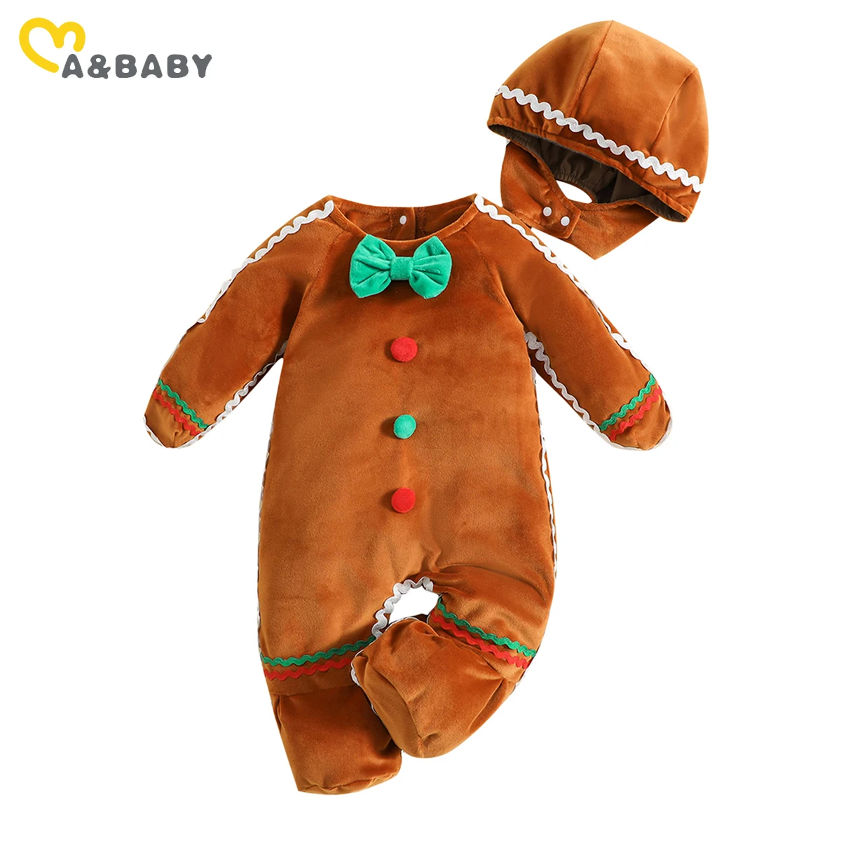 ma&baby 0-24M Christmas Baby Romper Newborn Infant Boy Girl Gingerbread Man Costumes + Hat Long Sleeve Jumpsuit Xmas Clothing
ma&baby 0-24M Christmas Baby Romper Newborn Infant Boy Girl Gingerbread Man Costumes + Hat Long Sleeve Jumpsuit Xmas Clothing