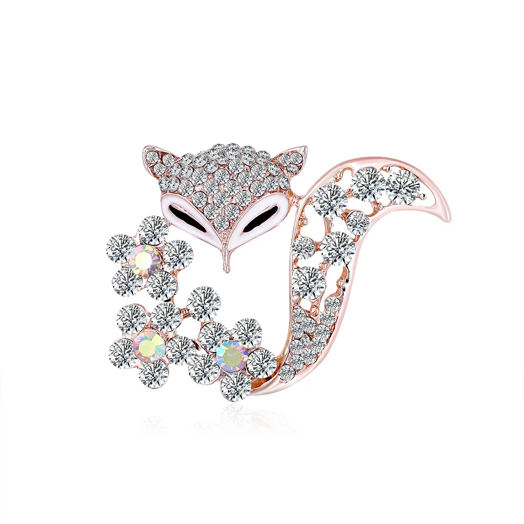 Ladies Brooch Women's Simple Fashion Fox Corsage Sweater Coat Accessories Brooch For Women Animal Party Wedding Brooches Pins
Ladies Brooch Women's Simple Fashion Fox Corsage Sweater Coat Accessories Brooch For Women Animal Party Wedding Brooches Pins