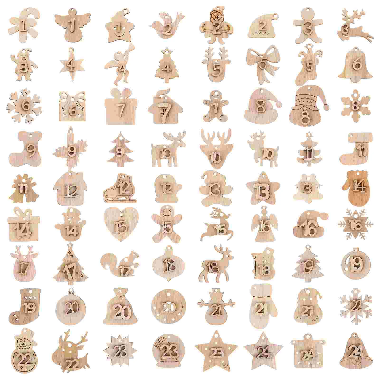 Calendar Advent Christmas Numbers Countdown Wooden Hanging Treeblocks Decoration Gifts Pendant Tag Ornament Holiday Wood Piece
Calendar Advent Christmas Numbers Countdown Wooden Hanging Treeblocks Decoration Gifts Pendant Tag Ornament Holiday Wood Piece