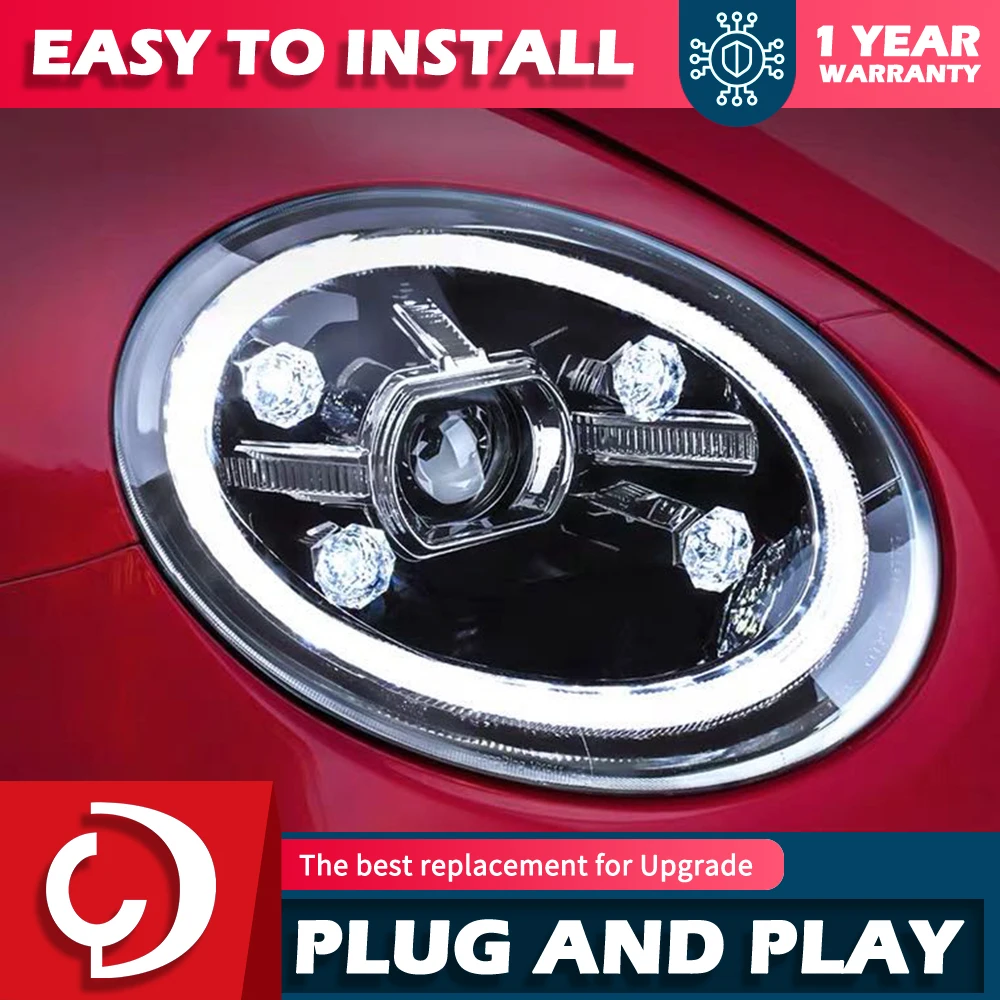 Car Styling for VW Beetle Headlights 2013-2020 Beetle LED Headlight DRL Head Lamp LED Projector High Low Beam Car Light Assembly
Car Styling for VW Beetle Headlights 2013-2020 Beetle LED Headlight DRL Head Lamp LED Projector High Low Beam Car Light Assembly