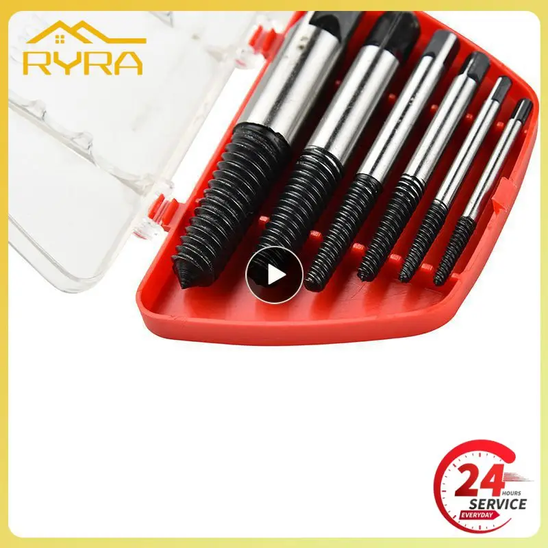 1/5/6PCS Damaged Broken Screw Remover Extractor Drill Bits High Grade Steel Drill Bits Guide Broken Screws Bolt Remover Tool
1/5/6PCS Damaged Broken Screw Remover Extractor Drill Bits High Grade Steel Drill Bits Guide Broken Screws Bolt Remover Tool