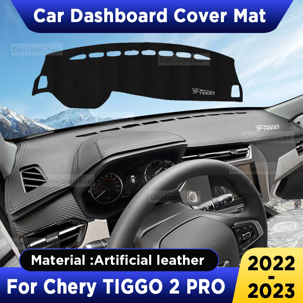 For Chery TIGGO 2 Pro 2021-2023 Accessories Car Dashboard Cover Mat Artificial leather Sun Shade Pad Instrument Panel Carpet
For Chery TIGGO 2 Pro 2021-2023 Accessories Car Dashboard Cover Mat Artificial leather Sun Shade Pad Instrument Panel Carpet