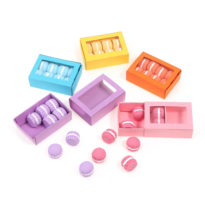 8Pcs/box 1:12 Dollhouse Miniature Food Mini Macaroon Dessert Tea Snack Kitchen Decor Toy Doll House Mini Kitchen Food Dessert
8Pcs/box 1:12 Dollhouse Miniature Food Mini Macaroon Dessert Tea Snack Kitchen Decor Toy Doll House Mini Kitchen Food Dessert