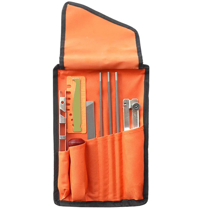 10Pcs Chainsaw Sharpener File Kit,Wood Handle,Files,Depth Gauge,Round Files,Filing Guide for Sharpening Chain Saw Blades
10Pcs Chainsaw Sharpener File Kit,Wood Handle,Files,Depth Gauge,Round Files,Filing Guide for Sharpening Chain Saw Blades