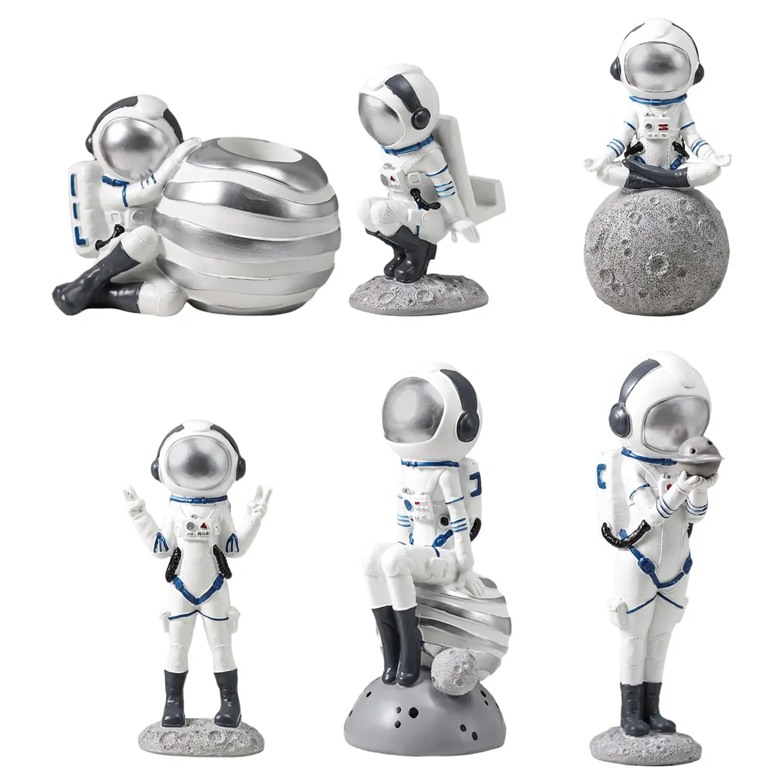 Creative Astronaut Figurines Decor Accessories Fashion Modern Arts and Crafts Resin Sculpture for Bedroom Living Room Desktop
Creative Astronaut Figurines Decor Accessories Fashion Modern Arts and Crafts Resin Sculpture for Bedroom Living Room Desktop
