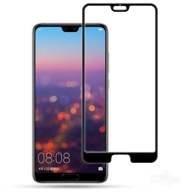 Защитное стекло Huawei P20 Pro CLT L29 protective glass полное покрытие | Мобильные телефоны и