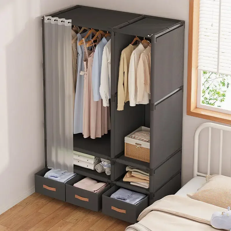 Storage Cabinet Durable Reinforced Thickening Single Dustproof Economical Multi-functional Wardrobes Large Space Large Capacity
Storage Cabinet Durable Reinforced Thickening Single Dustproof Economical Multi-functional Wardrobes Large Space Large Capacity