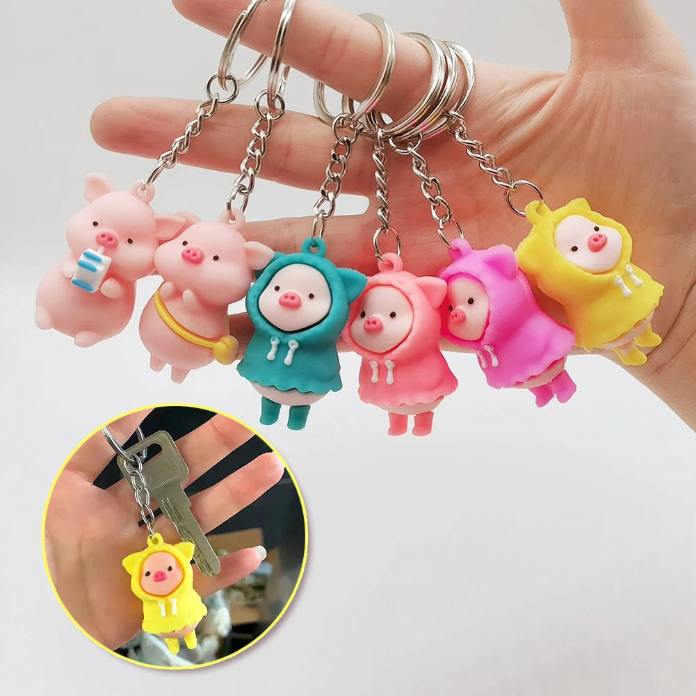 Three Dimensional PVC Soft Glue 2022 New Cute Raincoat Piglet Keychain Kawaii Milk Satchel Pig Doll for Woman Bag Key Pendant
Three Dimensional PVC Soft Glue 2022 New Cute Raincoat Piglet Keychain Kawaii Milk Satchel Pig Doll for Woman Bag Key Pendant