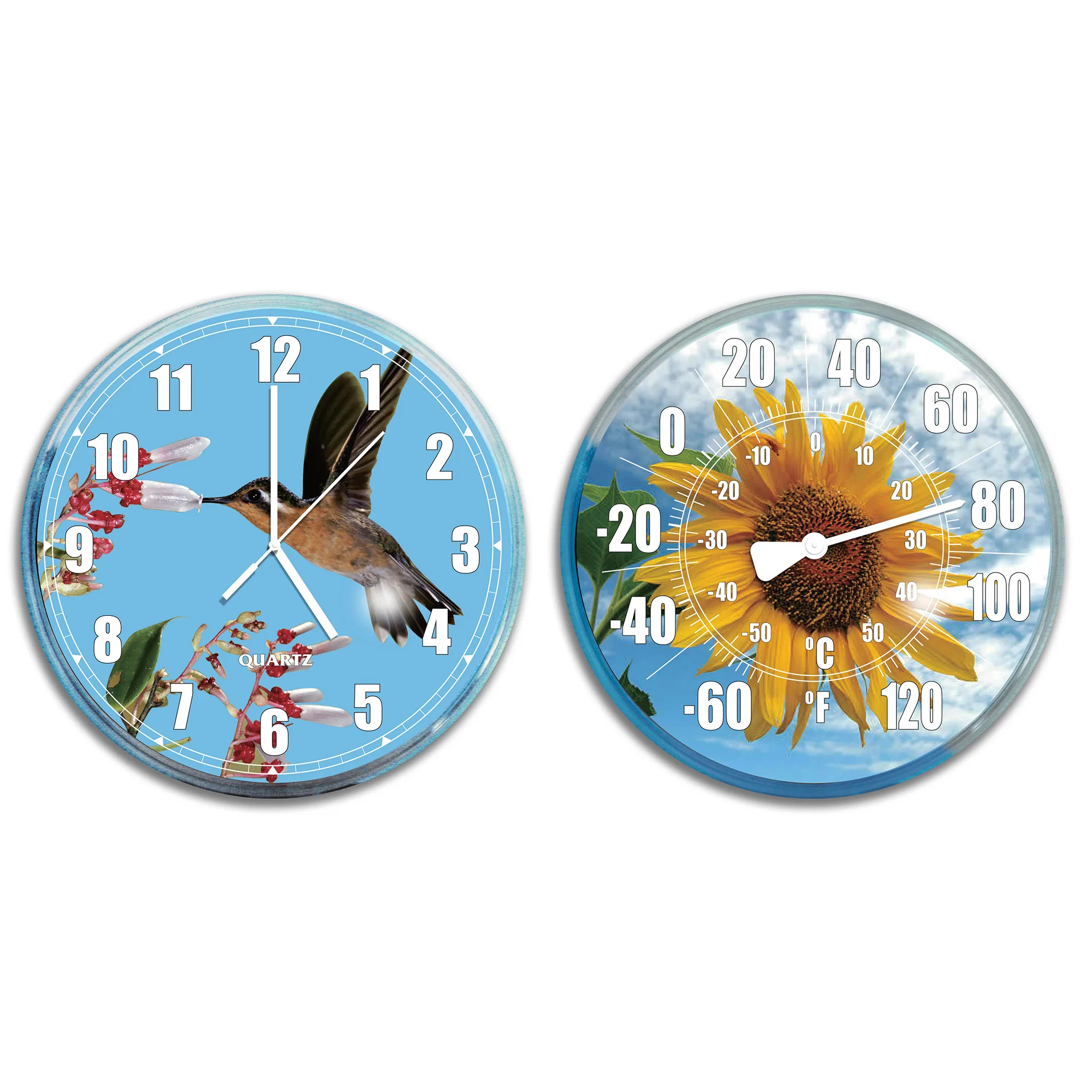 Free Shipping Set of 2 Blue and Yellow HydroTools Swimming Pool Thermometer and Wall Clock Combination 12"
Free Shipping Set of 2 Blue and Yellow HydroTools Swimming Pool Thermometer and Wall Clock Combination 12"