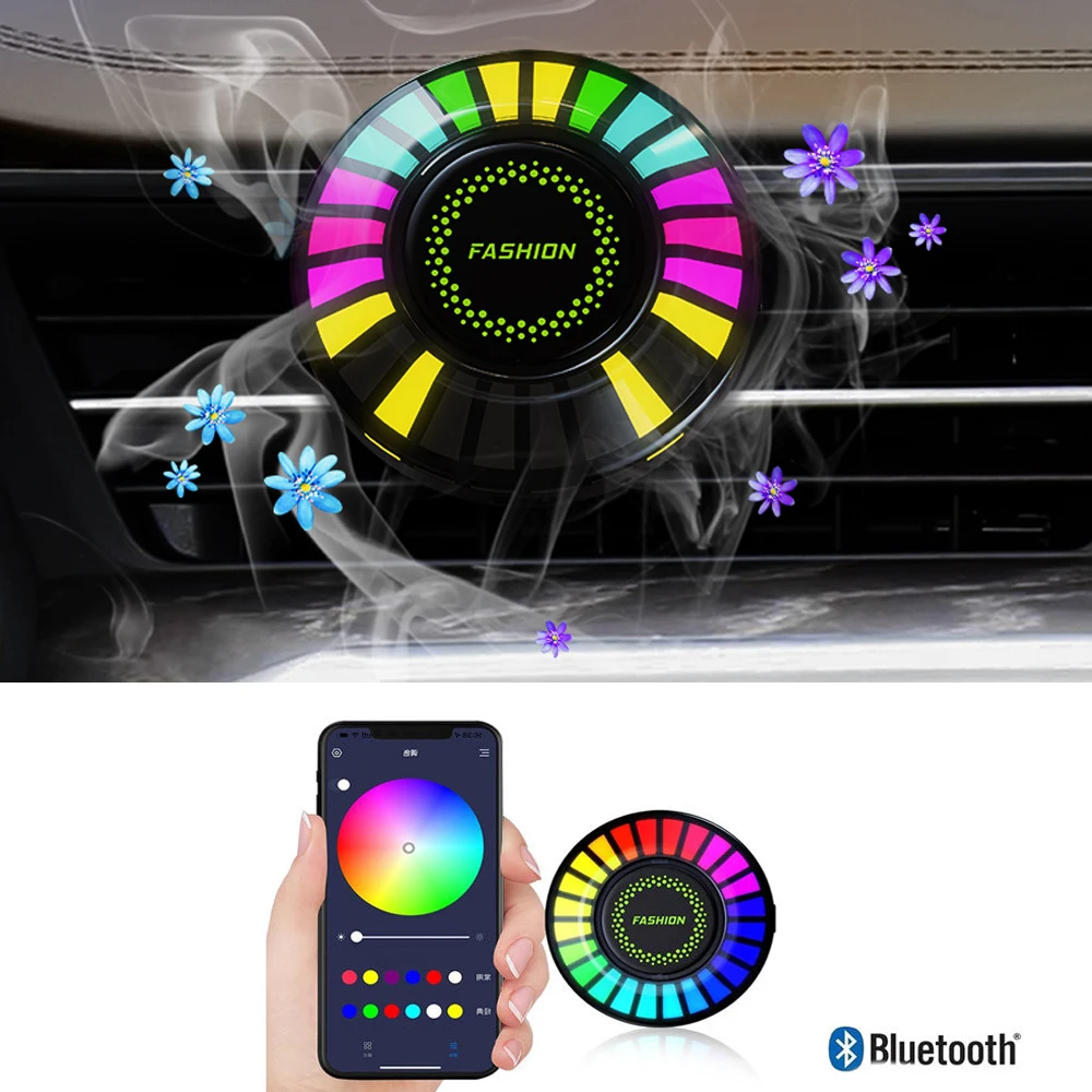 Car LED Music Rhythm Lights Interior Aromatherapy Atmosphere Lighting Symphony Ambient Lights Air Fresh Diffuser Voice Control
Car LED Music Rhythm Lights Interior Aromatherapy Atmosphere Lighting Symphony Ambient Lights Air Fresh Diffuser Voice Control