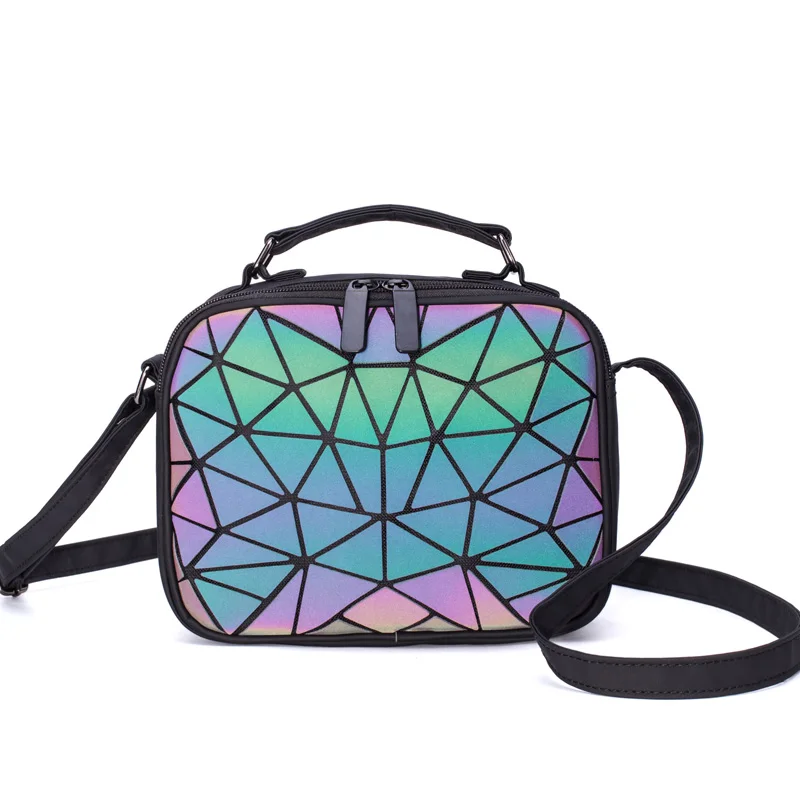 New Women Handbags Geometric Purse Holographic Handbag Luminous Satchel Crossbody Wallet Clutch Totes Bags For Women Camera Bag
New Women Handbags Geometric Purse Holographic Handbag Luminous Satchel Crossbody Wallet Clutch Totes Bags For Women Camera Bag