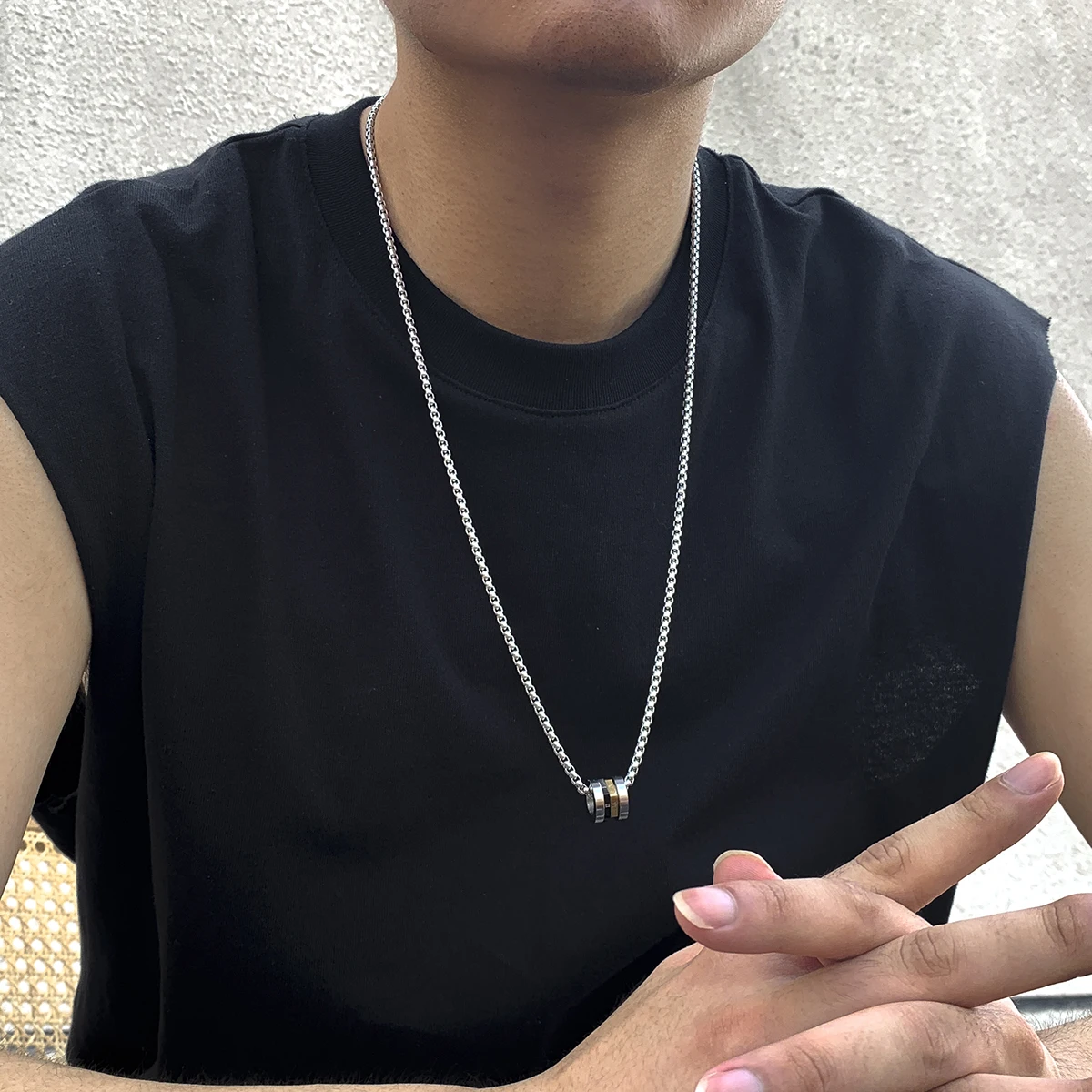 Stainless Steel Chain with Pendant Necklace for Men Hip Hop Long Chain Roman Necklaces on Neck 2022 Fashion Jewelry Trendy Gifts
Stainless Steel Chain with Pendant Necklace for Men Hip Hop Long Chain Roman Necklaces on Neck 2022 Fashion Jewelry Trendy Gifts