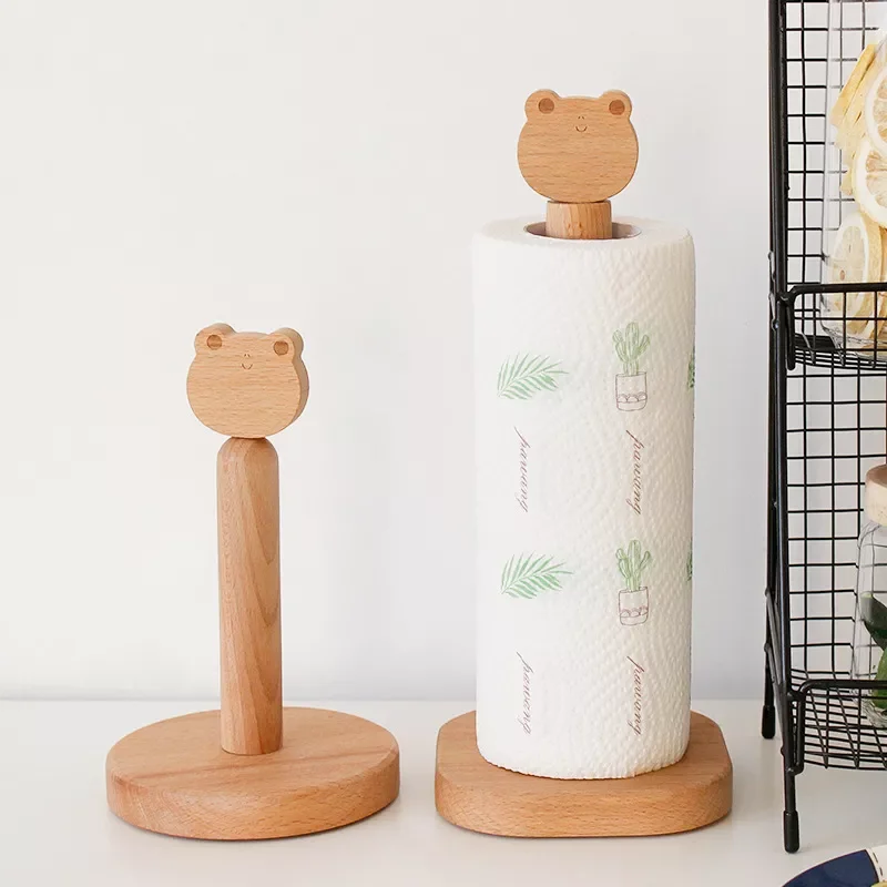 Japanese-Style Solid Wood Tissue Holder Kitchen Toilet Roll Paper Storage Rack Cartoon Animal Head Beech Wood Kitchen Tool Large
Japanese-Style Solid Wood Tissue Holder Kitchen Toilet Roll Paper Storage Rack Cartoon Animal Head Beech Wood Kitchen Tool Large