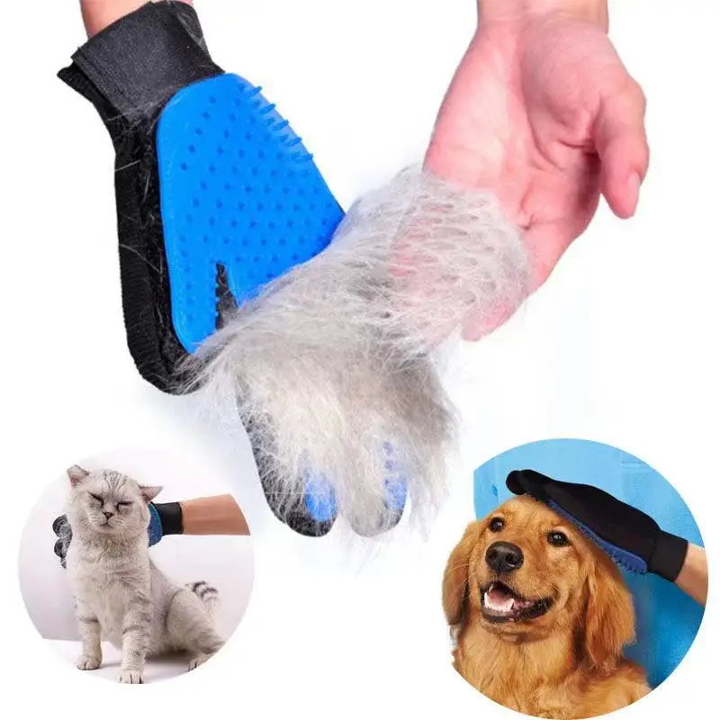 

Cats and Dogs Massage Gloves, Pet Grooming Gloves, Cat Hair Grooming, Environmentally Friendly Silicone Bath Brush, Pet Supplies