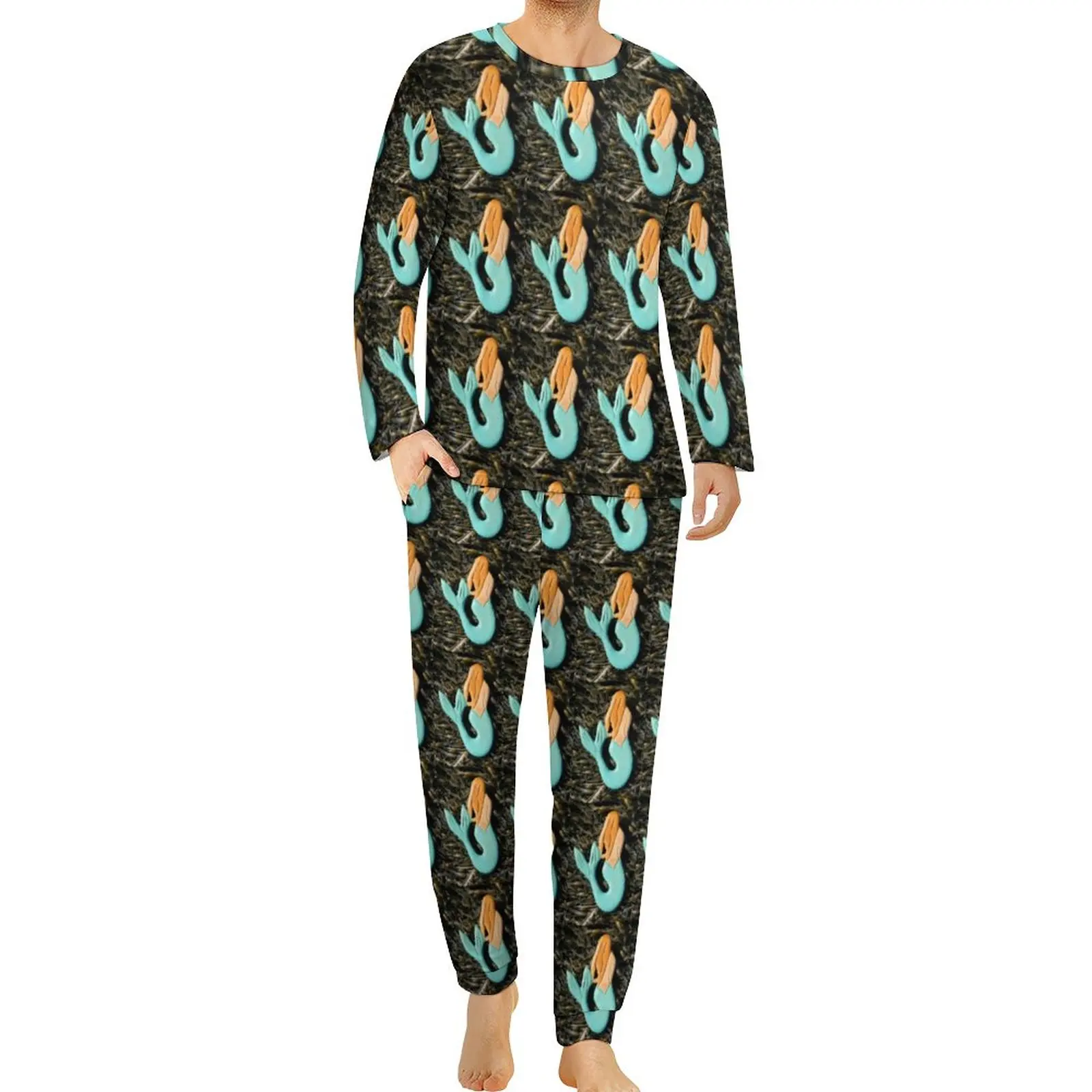 Redhead Mermaid Pajamas Spring Cute Animal Print Casual Nightwear Man 2 Pieces Graphic Long Sleeve Elegant Big Size Pajama Sets
Redhead Mermaid Pajamas Spring Cute Animal Print Casual Nightwear Man 2 Pieces Graphic Long Sleeve Elegant Big Size Pajama Sets