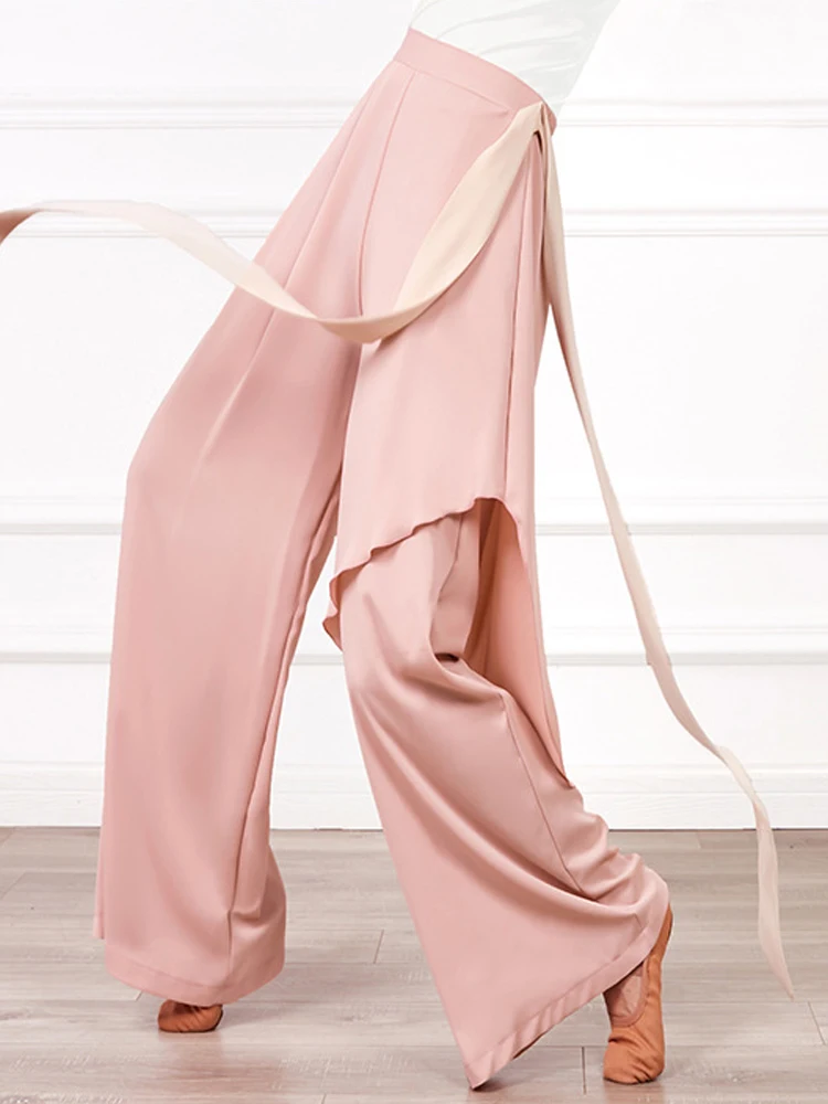 Chiffon modern dance practice pants women's loose and elegant wide-leg pants classical dance clothing jazz dance performance pan
Chiffon modern dance practice pants women's loose and elegant wide-leg pants classical dance clothing jazz dance performance pan