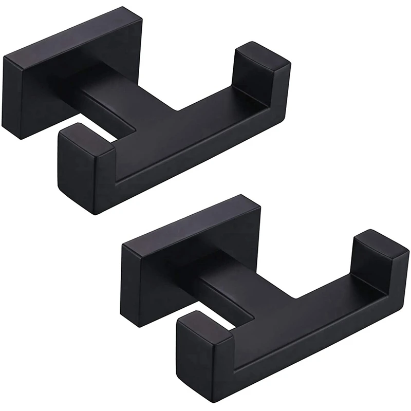 2Piece Double Towel Hook Stainless Steel Shower Bath Towel Holder Modern Wall Hook
2Piece Double Towel Hook Stainless Steel Shower Bath Towel Holder Modern Wall Hook