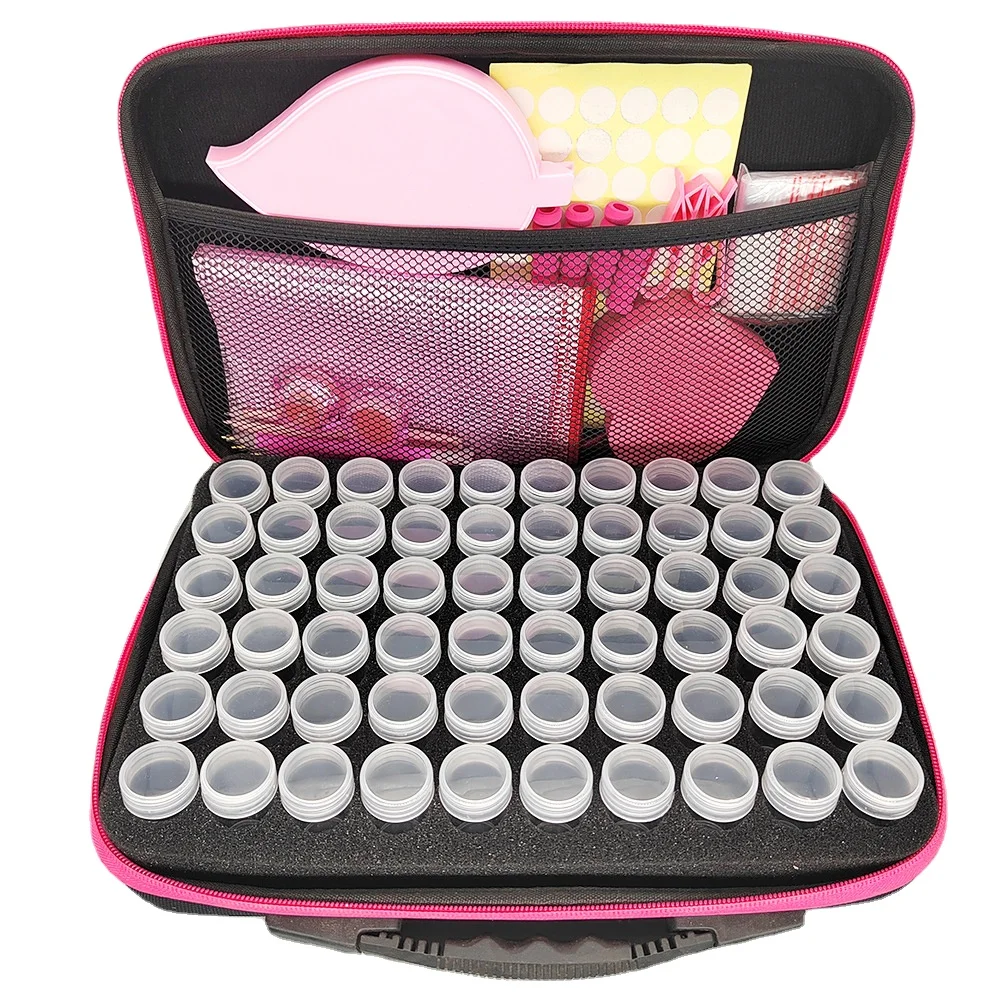 60 Slot Diamond Embroidery Container Bag Tool Kit Diamond Painting Accessories Mosaic Bead Organizer Box Zipper Carry Case Tool
60 Slot Diamond Embroidery Container Bag Tool Kit Diamond Painting Accessories Mosaic Bead Organizer Box Zipper Carry Case Tool