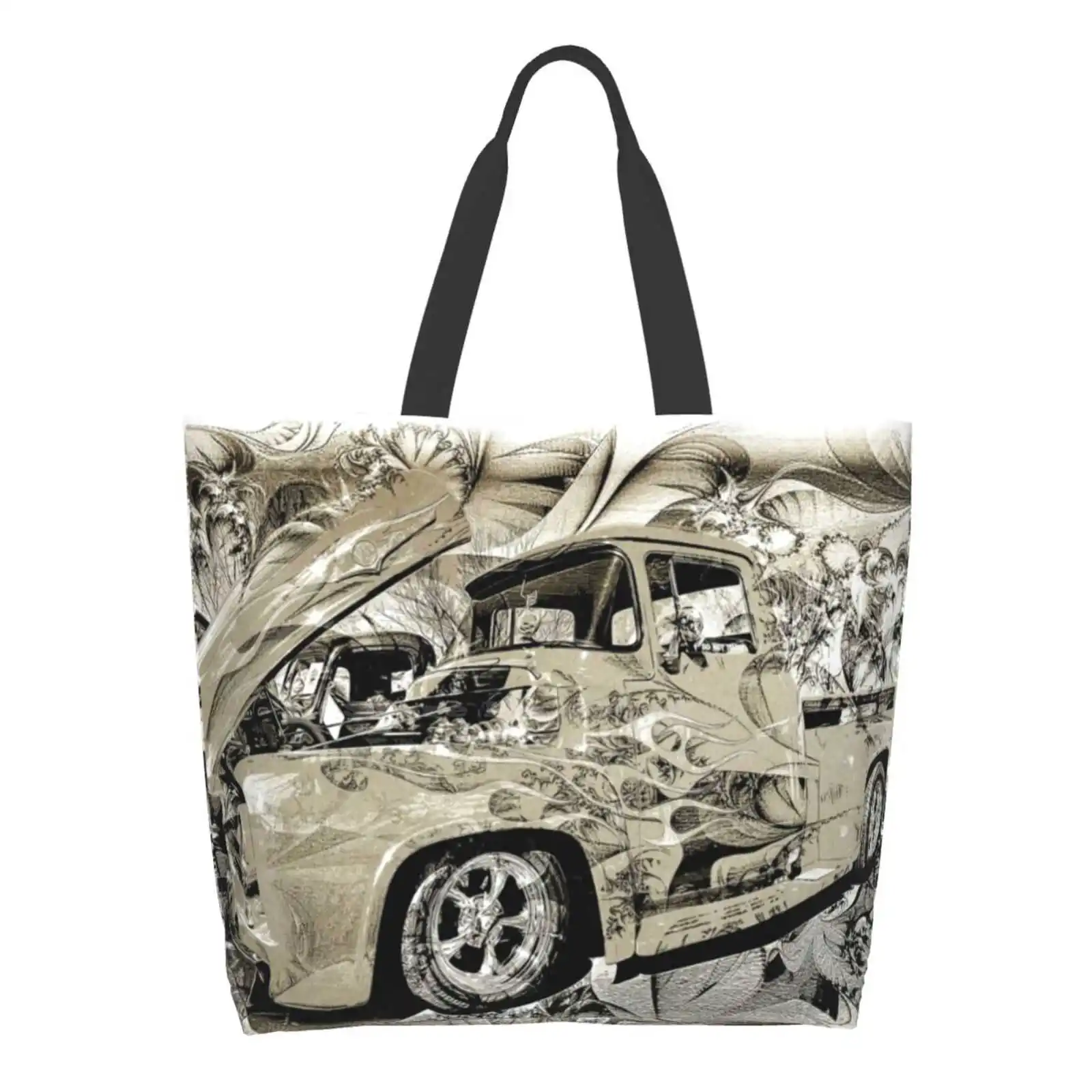 Vintage Ford Pick-Up Truck High Quality Large Size Tote Bag Truck Pickup Auto Transportation
Vintage Ford Pick-Up Truck High Quality Large Size Tote Bag Truck Pickup Auto Transportation