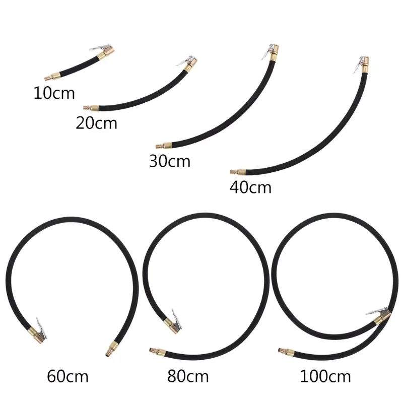 10/20/30/40/60/80cm Car Air Hose Tire Inflator Self-Locking Air Chuck Tire-Valve Fine Thread 0.305"x32TPI Air Compressor
10/20/30/40/60/80cm Car Air Hose Tire Inflator Self-Locking Air Chuck Tire-Valve Fine Thread 0.305"x32TPI Air Compressor