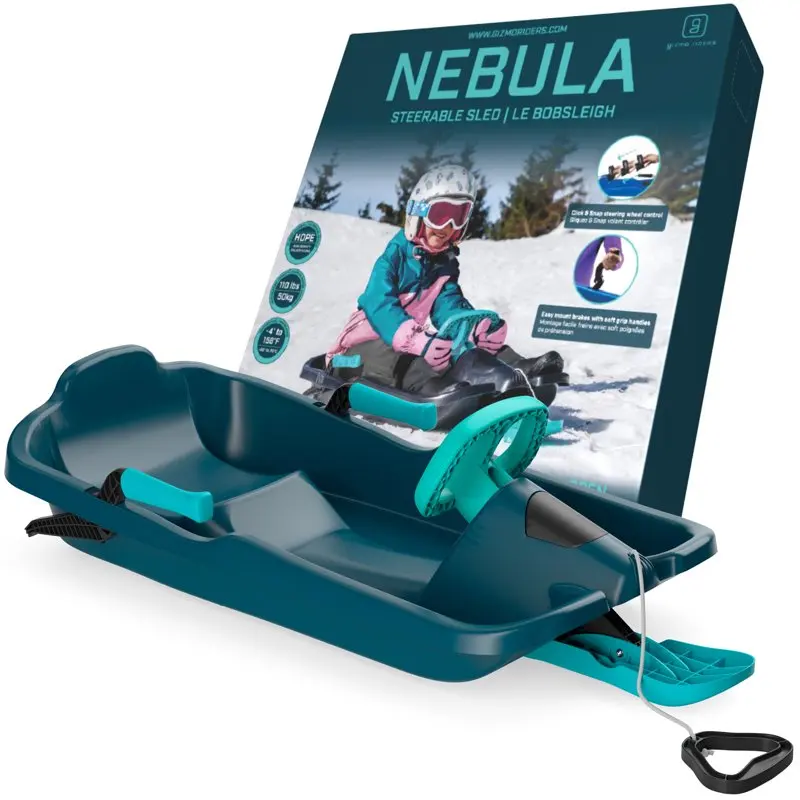 Сани для снега Nebula Blue, с колесами и тормозами, 120 фунтов, возраст 3 +, синие
Сани для снега Nebula Blue, с колесами и тормозами, 120 фунтов, возраст 3 +, синие