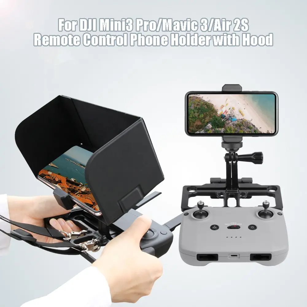 DJI Mini3 Pro/Mavic 3/Air 2S Remote Control Accessories Mobile Phone Stand Foldable For DJI Mini3 Pro/Mavic 3/Air 2S
DJI Mini3 Pro/Mavic 3/Air 2S Remote Control Accessories Mobile Phone Stand Foldable For DJI Mini3 Pro/Mavic 3/Air 2S