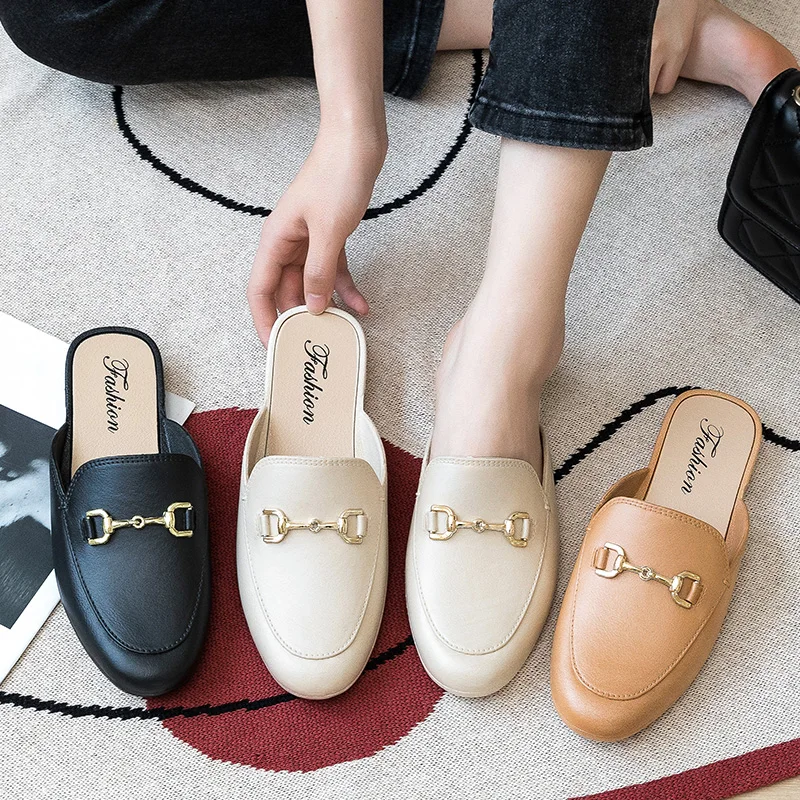 Women Leisure Small Half Shoes Ladies Flat Pointed Toe Sandals Female Outside Slippers Shoes for women Chaussure femme
Women Leisure Small Half Shoes Ladies Flat Pointed Toe Sandals Female Outside Slippers Shoes for women Chaussure femme