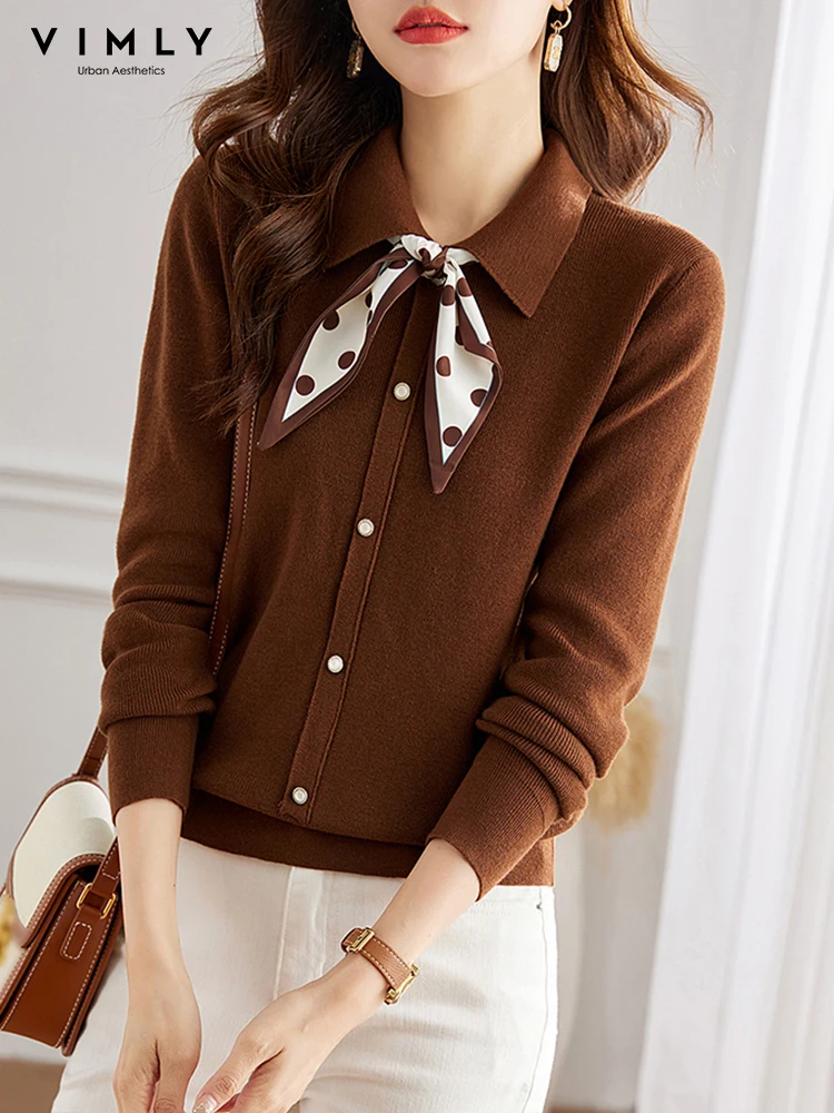 Vimly Knitted Cardigan Women 2022 Autumn New Elegant Fashion Commuter Solid Gentle Temperament Casual Lace-up Clothing Top 71097
Vimly Knitted Cardigan Women 2022 Autumn New Elegant Fashion Commuter Solid Gentle Temperament Casual Lace-up Clothing Top 71097