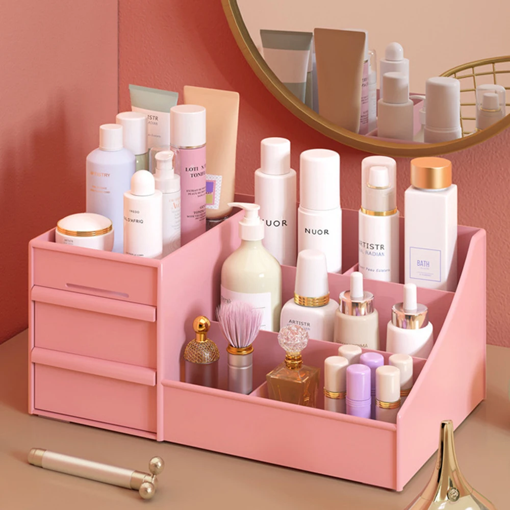 Cosmetic Storage Box Desktop Makeup Drawer Organizer Jewelry Nail Polish Lipstick Containers Household Sundries Storage Rack
Cosmetic Storage Box Desktop Makeup Drawer Organizer Jewelry Nail Polish Lipstick Containers Household Sundries Storage Rack