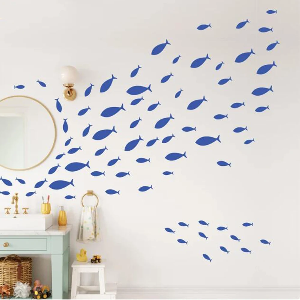 Ocean Fish Animal Wall Sticker Decal Sea Fish Baby Nursery Kids Room Living Room Playroom Bathroom Kitchen Vinyl Home Decor
Ocean Fish Animal Wall Sticker Decal Sea Fish Baby Nursery Kids Room Living Room Playroom Bathroom Kitchen Vinyl Home Decor