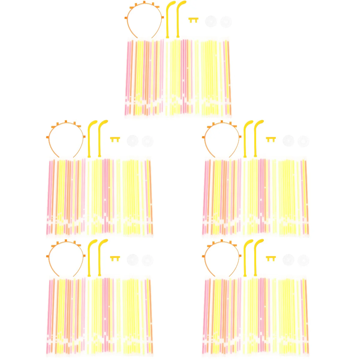 5 Sets Luminous Kids Glow Sticks Bulk Kids Party Flowing Props Kids Glow Sticks for DIY Party Costume
5 Sets Luminous Kids Glow Sticks Bulk Kids Party Flowing Props Kids Glow Sticks for DIY Party Costume
