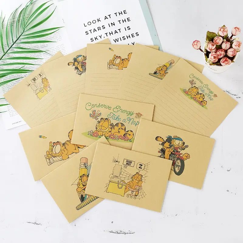Garfield Printed Letter Paper Set Cartoon Cute Pattern Letter Envelope Simple Kraft Paper Letter Learning Stationery Gift Card
Garfield Printed Letter Paper Set Cartoon Cute Pattern Letter Envelope Simple Kraft Paper Letter Learning Stationery Gift Card
