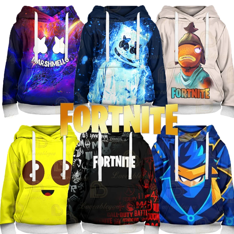 Толстовка детская Fortnite для мужчин и женщин свитшот с надписью Victory Hero топы Battle Royale