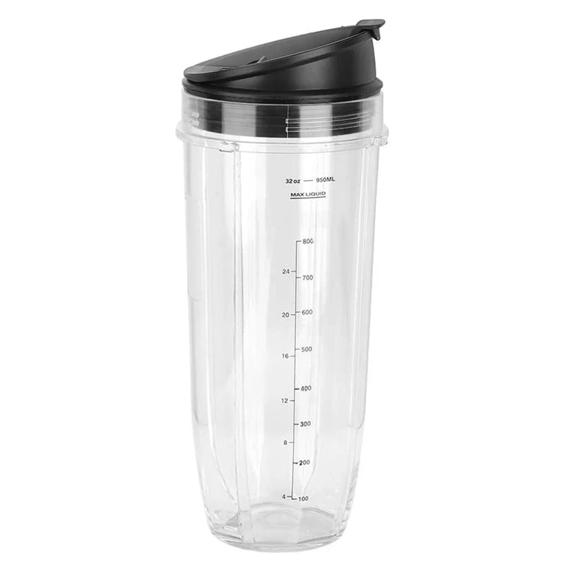 32Oz Replacement Ninja Blender Cups With Cup Lid 900Ml Large Capacity For Ninja 900W 1000W Blender Juicer
32Oz Replacement Ninja Blender Cups With Cup Lid 900Ml Large Capacity For Ninja 900W 1000W Blender Juicer