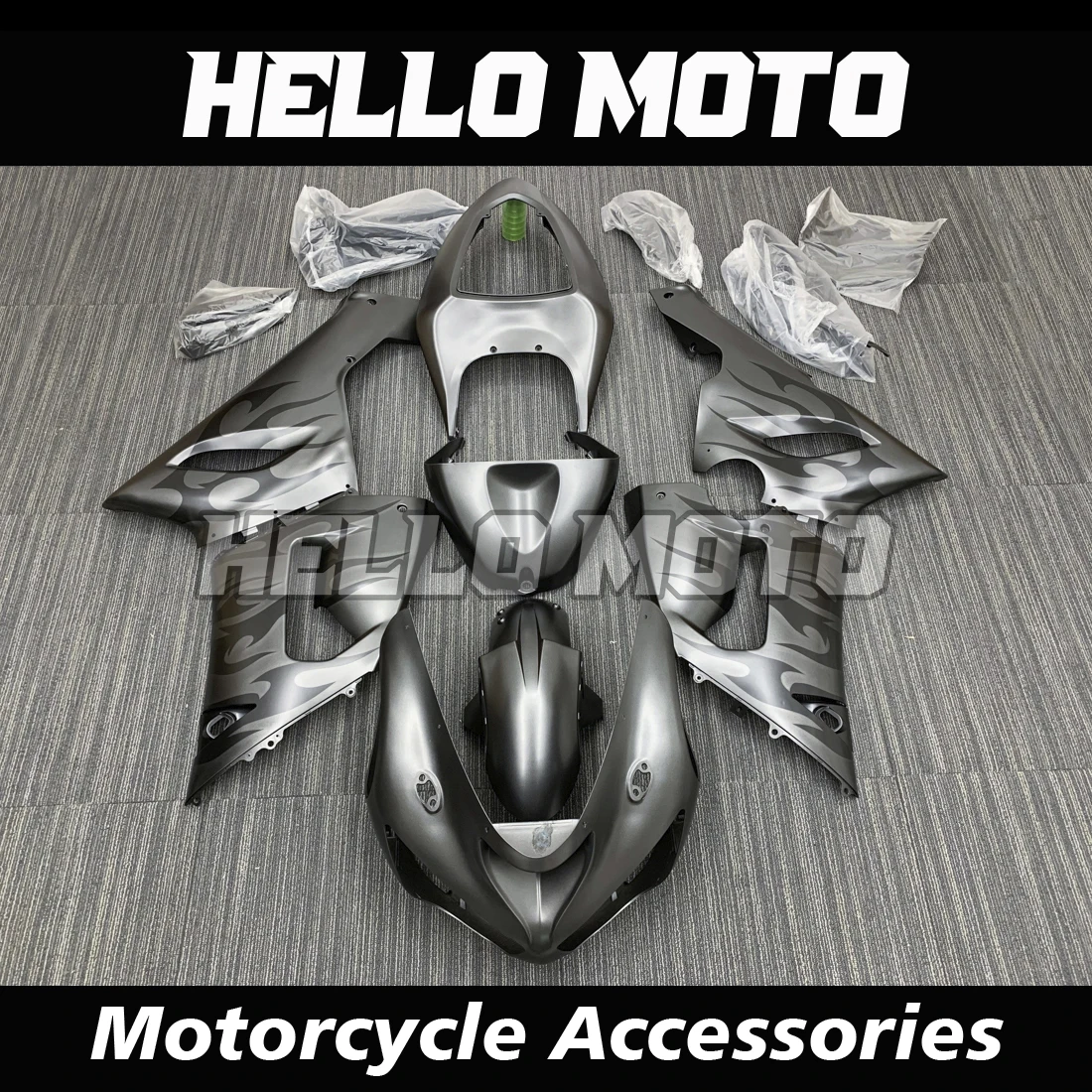 New ABS Injection Molding Fairings Kits Fit For 636 ZX-6R ZX6R 2005 2006 Bodywork Set Motorcycle Accessories 
New ABS Injection Molding Fairings Kits Fit For 636 ZX-6R ZX6R 2005 2006 Bodywork Set Motorcycle Accessories