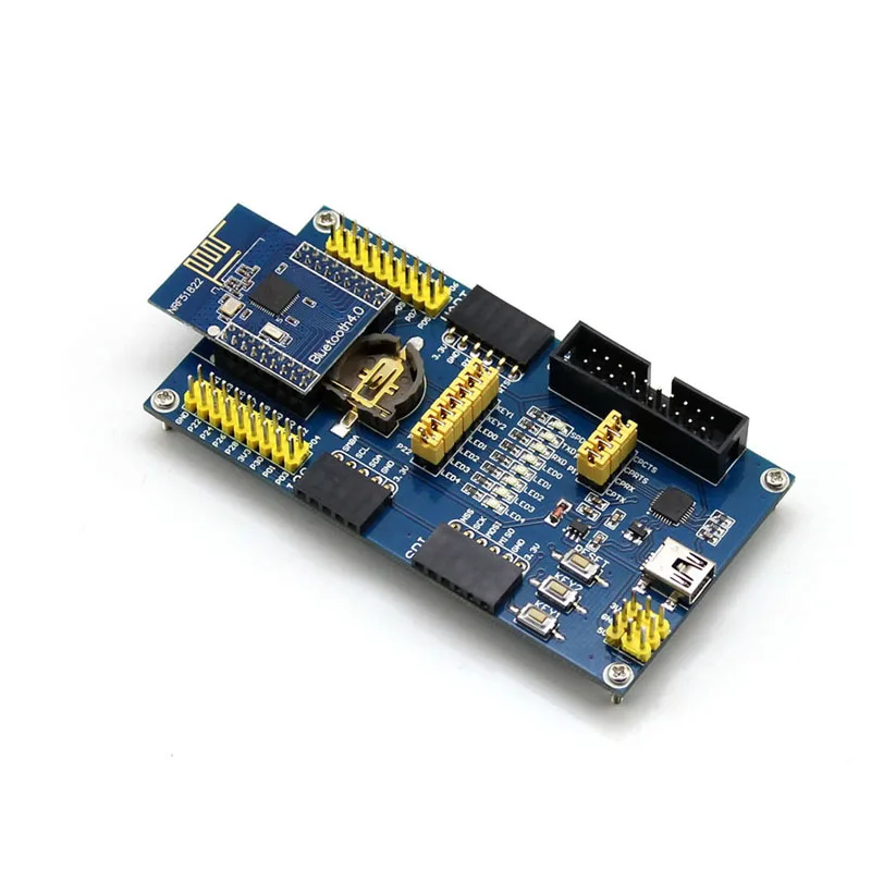 Плата разработки NRF51822, модуль Bluetooth Ble4.0, макетная плата 2,4G, комплект низкой мощности
Плата разработки NRF51822, модуль Bluetooth Ble4.0, макетная плата 2,4G, комплект низкой мощности