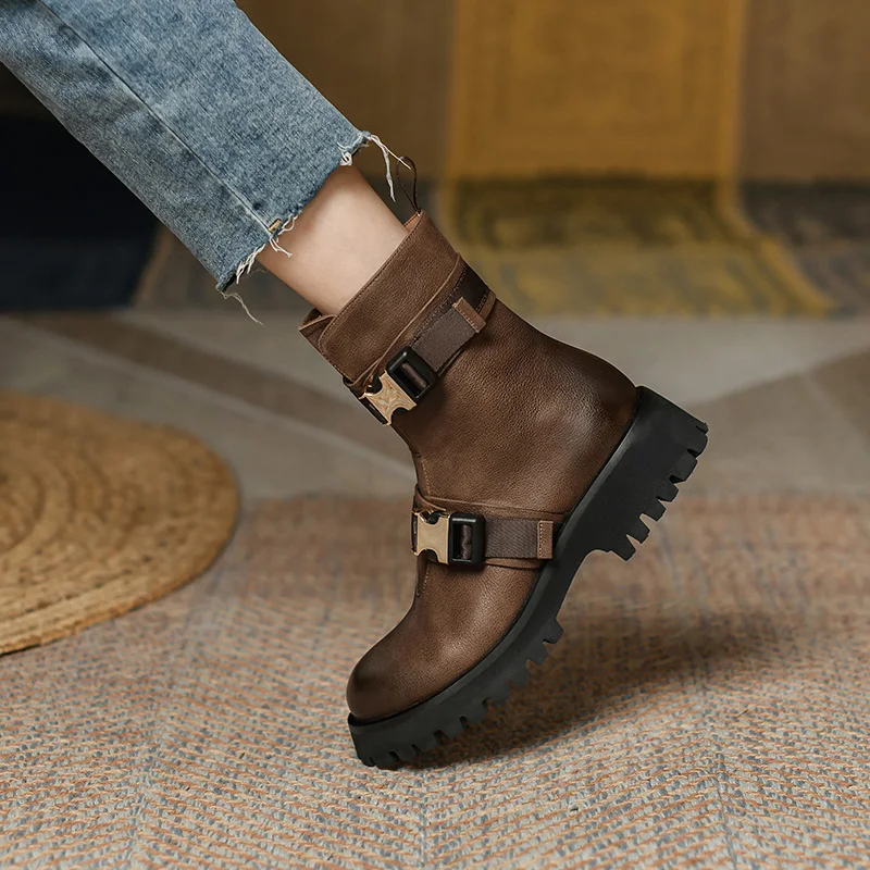 YPPBoots Genuine Leather Knight Boots Casual Belt Buckle Knight boots 2023 Fashion Women Shoes Round Toe Thick Heel Women
YPPBoots Genuine Leather Knight Boots Casual Belt Buckle Knight boots 2023 Fashion Women Shoes Round Toe Thick Heel Women