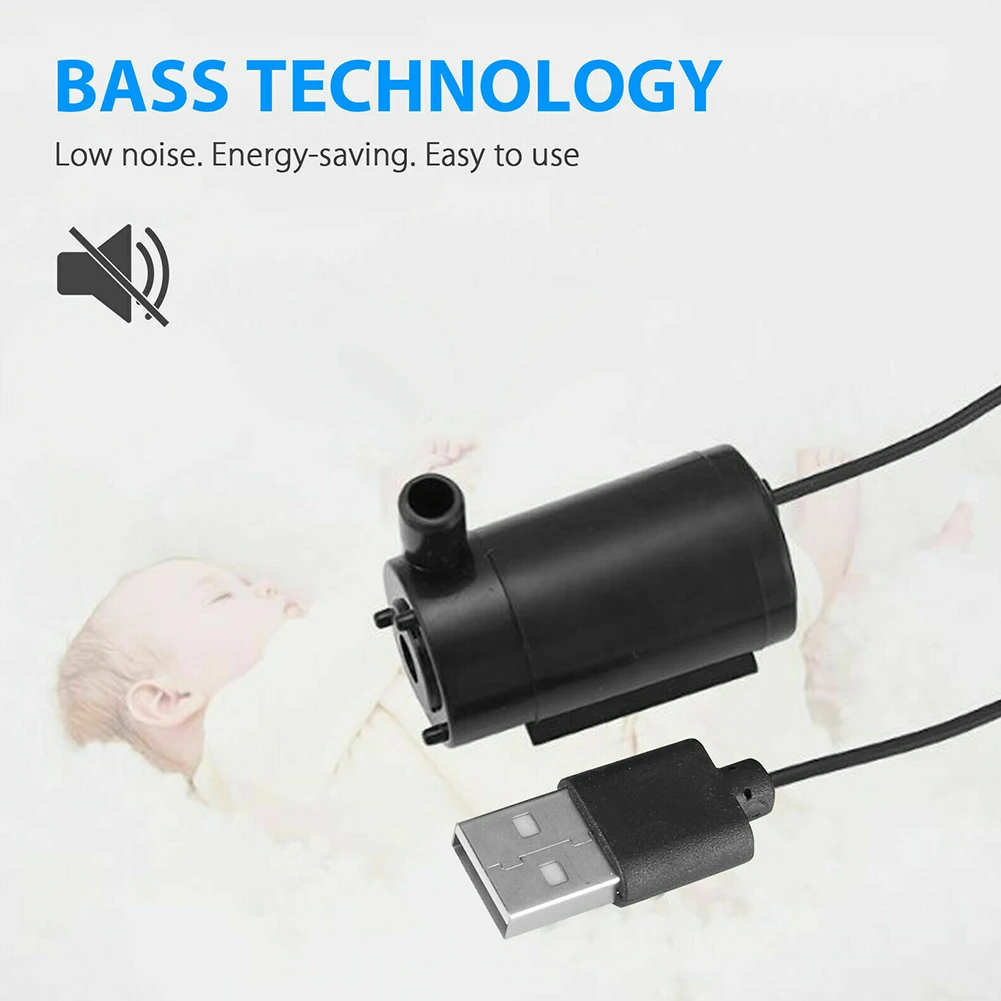 Water Pump Submersible Water Pump Energy Saving Super Sound-off USB DC Low-voltage 5V 1.0A For Garden Watering
Water Pump Submersible Water Pump Energy Saving Super Sound-off USB DC Low-voltage 5V 1.0A For Garden Watering